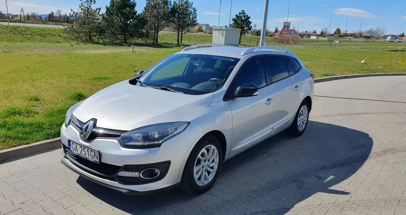 Renault Megane cena 35000 przebieg: 137000, rok produkcji 2015 z Gdynia małe 137